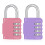 ZHEGE Combination Padlock, 4 Digit Padlock with Code, Resettable Locker Padlocks for School Locker, Toolbox 1