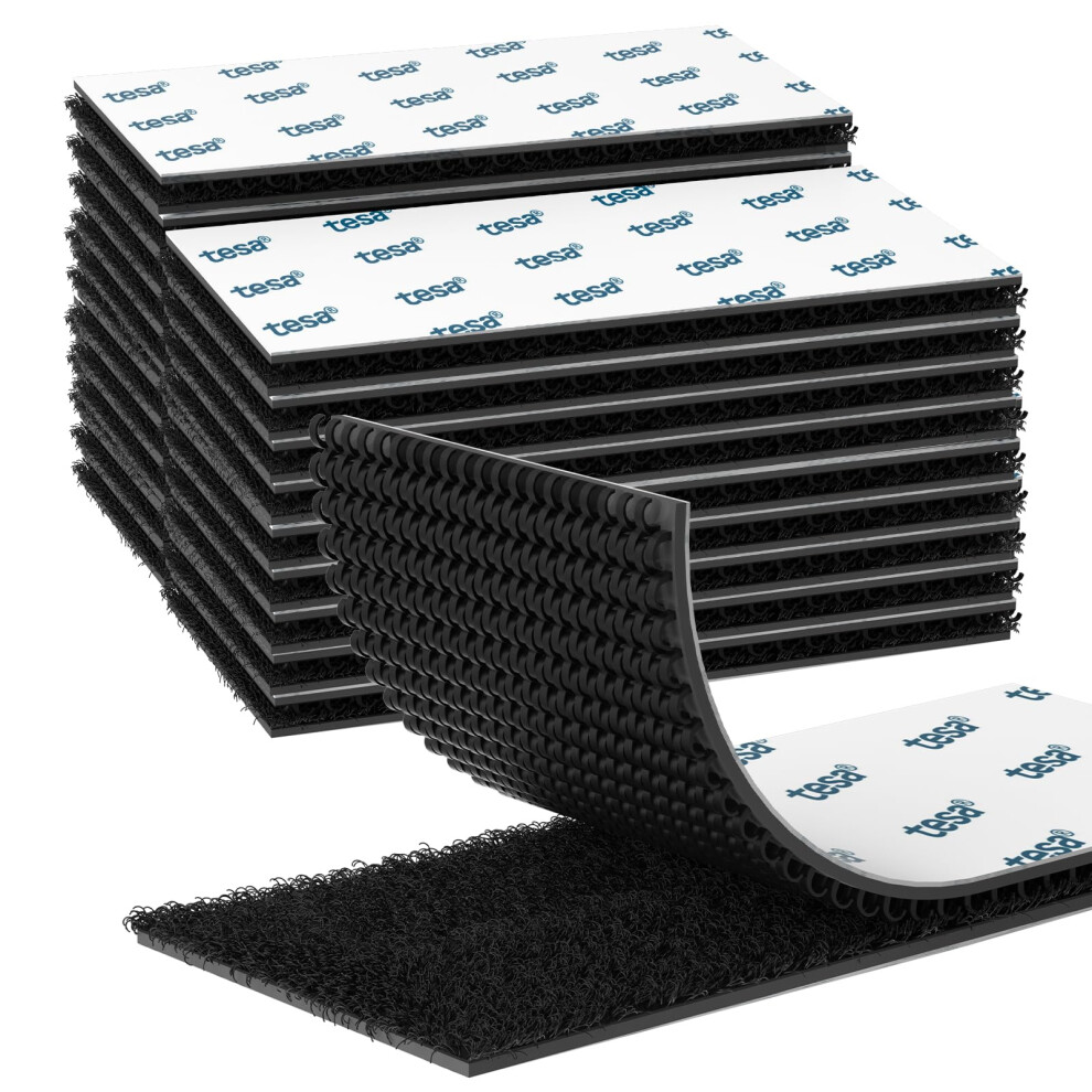Emitever Picture Hanging Strips - 20 Pairs 50Mm X 100Mm Heavy Duty Double Sided Sticky Tape, No Damage Self Adhesive Strips, Hook And Loop Strong Mou 5000188077219
