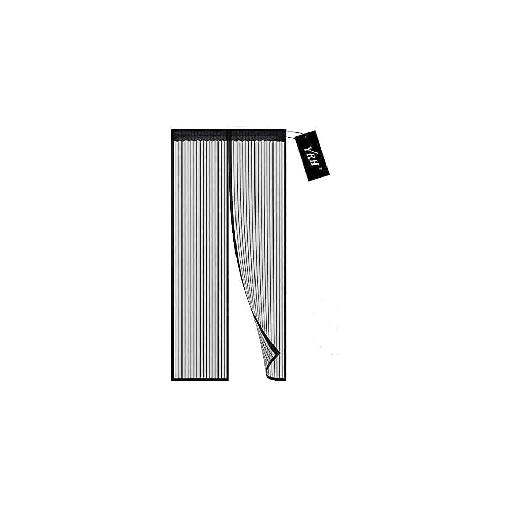 Yrh Magnetic Fly Screen Door - Heavy Duty Self-Sealing Mesh,Powerful Magnets And Full Frame Magic Tape,No Drill Installation,Automatically Closes 5051226618888