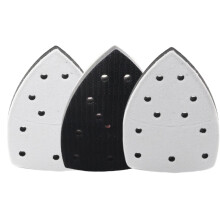 3pcs 105mm*152mm 11 Holes Mouse Detail Sanding Interface Pad, Foam Interface Mouse Sander Sandpaper Backing Pad Compatible for Bosch Multi-Sander
