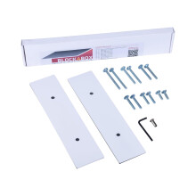 Blockabox – White Coloured Powder Coated Anti Arson Letterbox, Letterbox Cover, Letter Box Blocker, Empty & Void Property, Ideal for Landlords