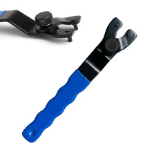 ANMOYIXIA Angle Grinder Adjustable Spanner, Universal 10-52mm Angle Grinder Spanner Key with Non-Slip Plastic Coated Grip Angle Grinder Pin Wrench