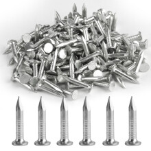 150 Pcs Clout Nails 25mm, Extra Large Head Shed Felt Roofing Nails Roof Felt Tacks for Shed Roof Wood Outdoor Wall Masonry Garden Fence Fencing Nailss