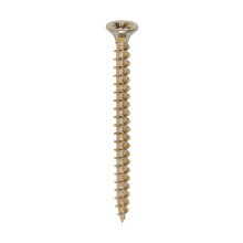 TIMCO Solo Chipboard & Woodscrews - PZ - Double Countersunk - Yellow - 4.0 x 50mm - Box of 200