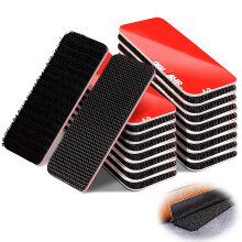 10 Pairs 3M VHB Velcro Tape Self Adhesive, HAVIRI Heavy Duty Sticky Velcro Strips 8 X 3cm Waterproof Double Sided Tape Hook and Loop Strips for Home