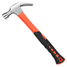 Claw Hammer Framing Hammer Camping Hammers Long Handle Electricians Sheep Horn Hammer Straight Claw Hammer with Comfortable Grip for DIY Home Craft