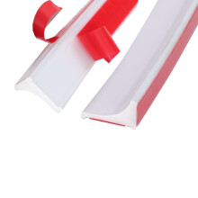 2M Silicone Shower Seal Strip,Bath Edging Sealing,Floor Threshold Water Barrier for Wet Room,Tile Edge Caulk Trim for Bathroom