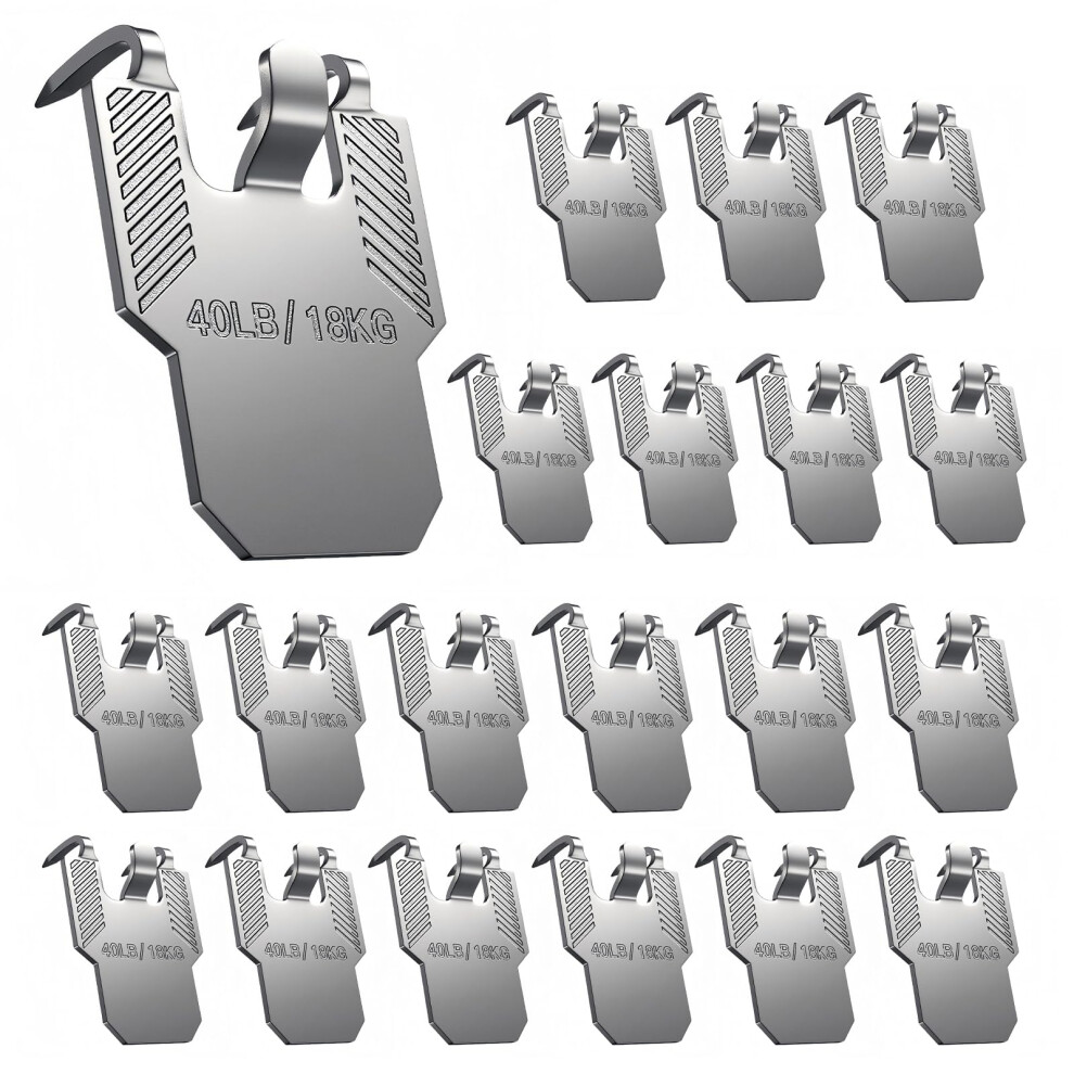 20Pcs Claw Picture Hanger Hooks For Plasterboard Walls, Drywall Picture Hanging Kit No Nails 5051226569609
