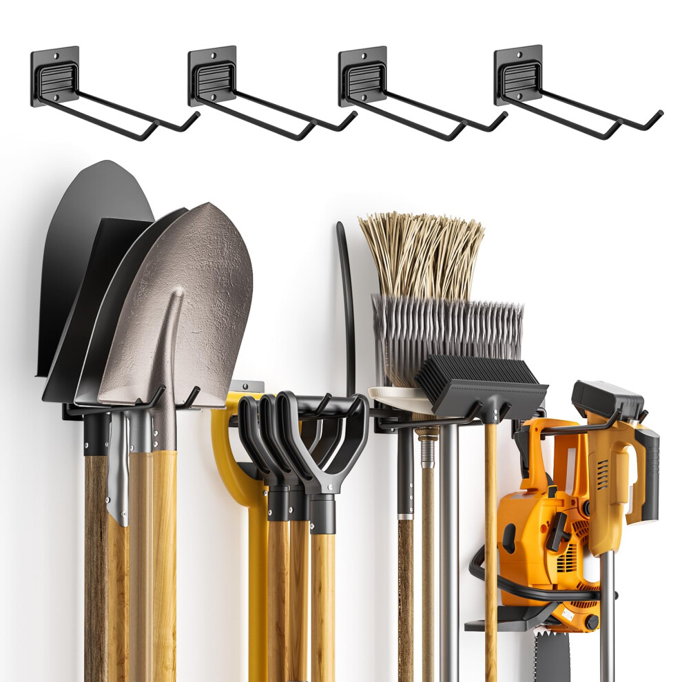 Zacurter Garage Hooks For Garden Tool Storage Â Wall Mount Utility Tools Hangers For Shed Organization 5051226568916