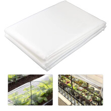 CYH 2M X 3M Thick Clear Heavy Duty Polythene Plastic Sheeting Proof Membrane Garden Grow Polythene Cover Sheets for Gardening Insulation and Building