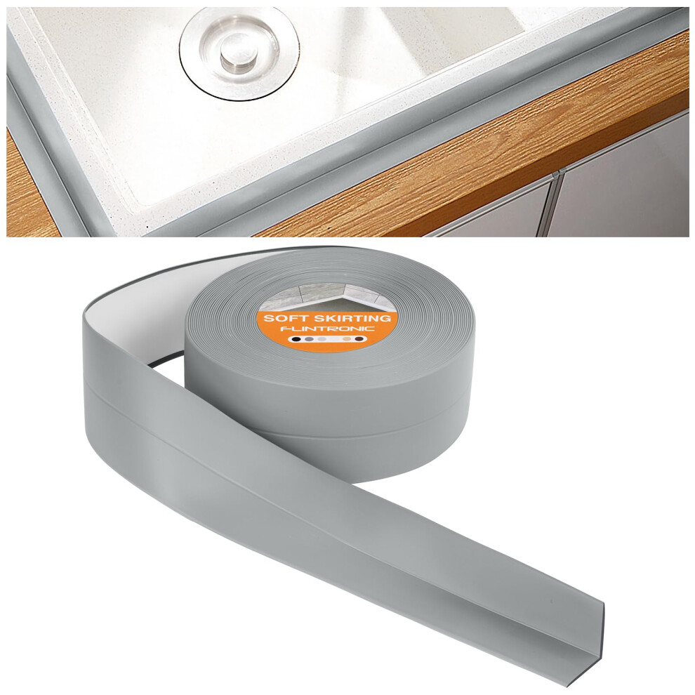 Flintronic Bath Sealant Strip, 4.5M/14.8Ft Self Adhesive Caulk Tape, Oilproof And Mildewproof For Kitchen, Sink, Bathroom, Toilet, Wall Corner 5051226628313