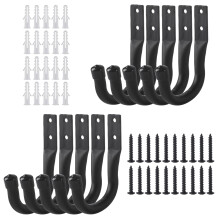 ALAHUGYEF Garage Hooks, 10 Pcs Ladder Hooks for Hanging Heavy Duty, Ladder Storage Hook