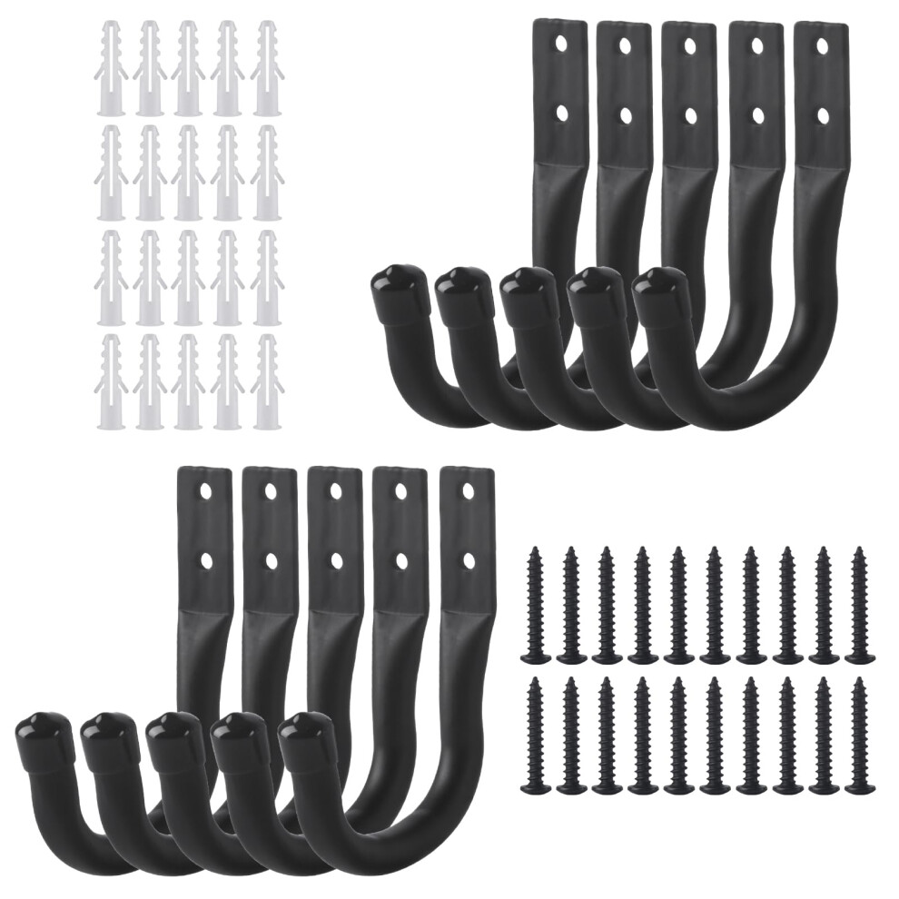 Alahugyef Garage Hooks, 10 Pcs Ladder Hooks For Hanging Heavy Duty, Ladder Storage Hook 5051226565595