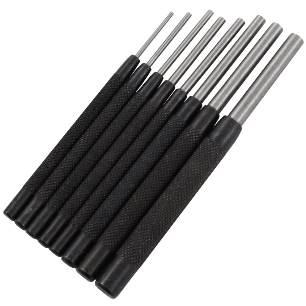 8Pc Pin Punch Set Parallel Punch Drift Set 8" 200Mm Punches 5051226577567