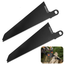 SSB229CT Reciprocating Saw Blades for Black and Decker Piranha Scorpion Saws, Carbon Steel Black Blade for Cutting Plastic Wood Hardwood (2 Pack)
