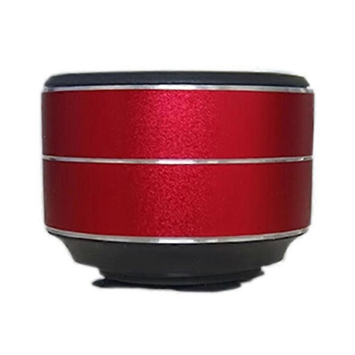 (Red) 3Colors Buzzgo Speaker, Bluetooth Mini Speaker Bone Conduction
