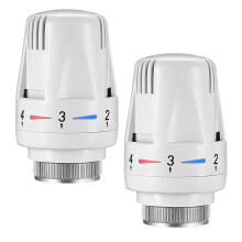 Thermostatic Radiator Head, 2 Pcs TRV Smart Radiator Thermostat Radiator Valve Replacement Head
