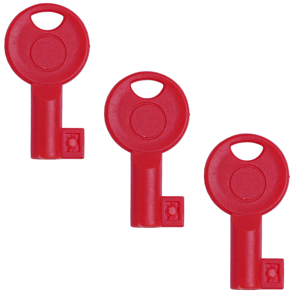 Fire Alarm System Test Keys Â 3Pcs Universal Reset Replacement Keys For Break Glass Call Points And Fire Alarm Panels 5051226600173