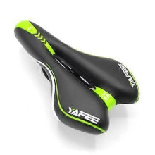 (C 03 Green) Bike Saddle MTB Mountain Road Bike Seat Silicone Cycling Cushion Comfortable Sho