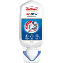 UniBond Re-New, White Silicone Sealant for Kitchen & Bath, One-Step Bathroom Sealant Renewal, Waterproof Kitchen Silicone with Triple Mould Resistanc