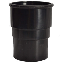 Round Downpipe Coupling - Black