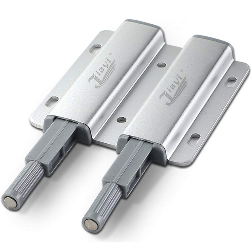 Push To Open Door Catches Jiayi Push Latch Cupboard Magnetic Double Push Opener Latch Heavy Duty Touch Open Door Closing For Drawer Closer Wardrobe 5051226597251