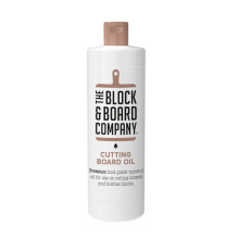 Specialist Chopping Board Oil by The Block & Board Company - Food Grade Mineral Oil for Cutting Boards and Butcher Blocks - Cleans, Seals & Hydrates