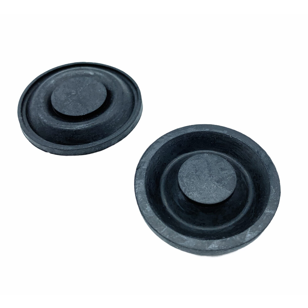 2 X Toilet Cistern Diaphragm Washers For Ball Float Valve - 32Mm Diameter Rubber 5051226594182