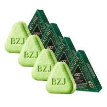 (4PCS) 1-5x Nature Triangle Shampoo Bar , Nature Seven Green Soap Shampoo, Natural Usman Grass Hair Shampoo Bar for Women & Men