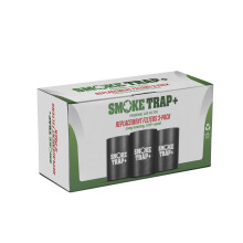 ECO Replacement Filter Cartridges For Smoke Trap - Triple Filters - Zero Plastic Waste - Maximum Air Flow - Long Lasting 500+ Exhales (3)