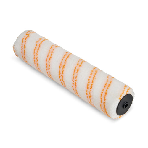 Hamilton Hamilton for The Trade Medium Pile Paint Roller Sleeve | 12" (1.75" Core), White/Orange