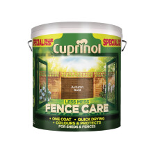 Cuprinol LMFCAG6L Less Mess Fence Care Autumn Gold 6 Litre, 6l