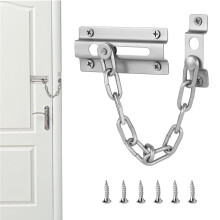 LIAMGUS Door Chain Internal Door Lock, nternal Door Restrictor, Door Guard Limiter Chrome Plated Slide, Door Safety Latch