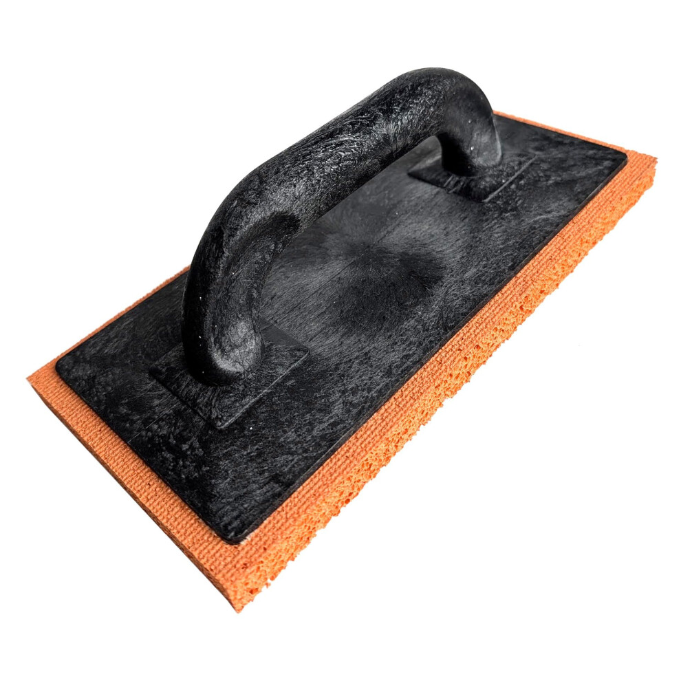 Orange Sponge Float Coarse 280 X 140 X 18 Mm Rubber Sponge Trowel For Plastering, Rendering & Cement 5051226631474