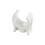 fiXte 15mm (5/8 inch) Plastic Pipe Clip White Snap in design. Single screw fixing. (10) 1