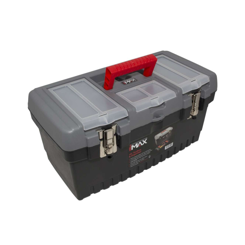 Hilka Mtb19 Max 19" Toolbox & Organiser, ; Black/Grey