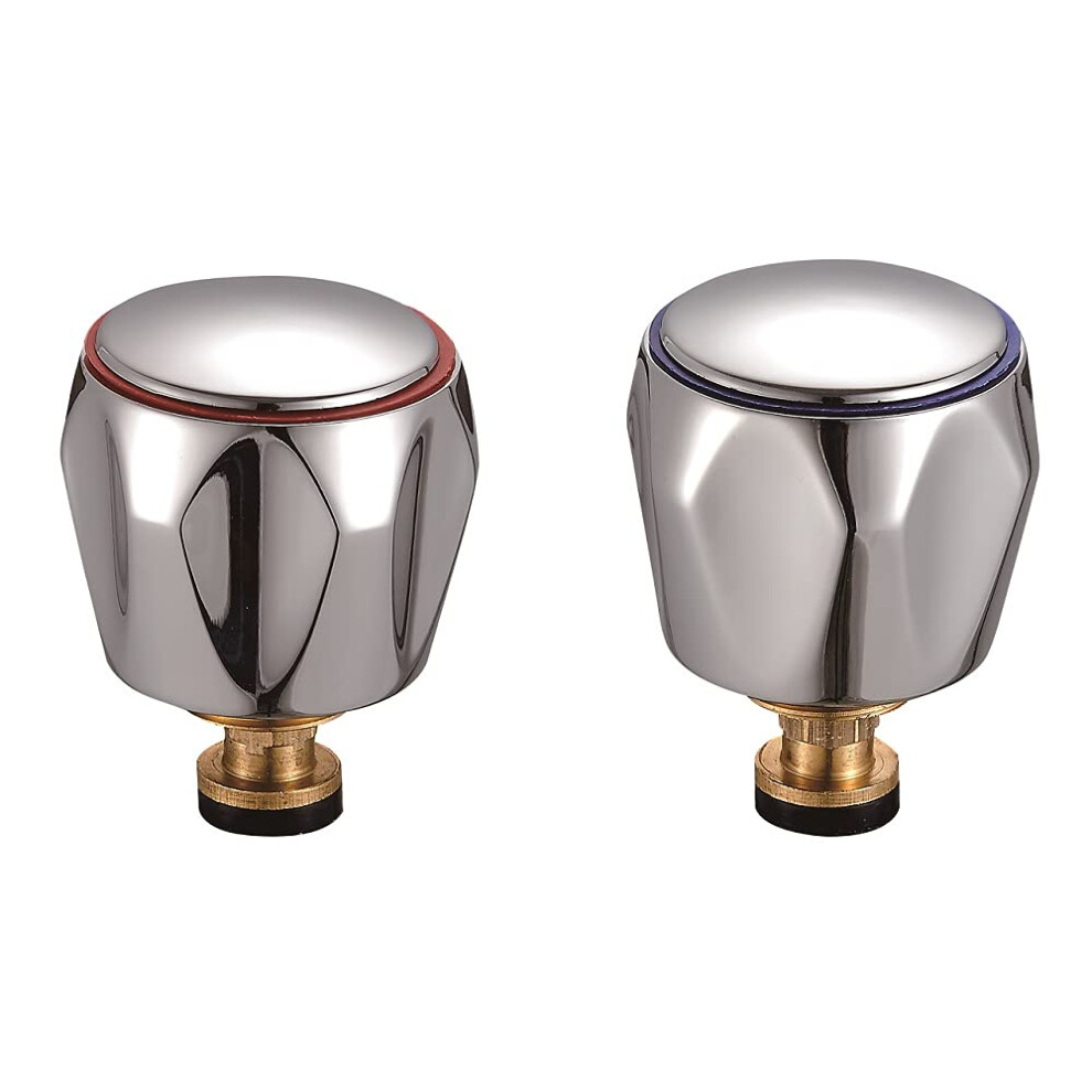 Kedwill Tap Revivers Kit 1/2Â Contract Standard Basin Sink Taps Mixers Heads Handles Valves Cartridges (Hot & Cold) Replacement For 1/2" Taps 5051226575792