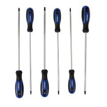 US PRO 6PC Extra Long Star Torx Screwdriver Set 250mm T10 - T30 1591
