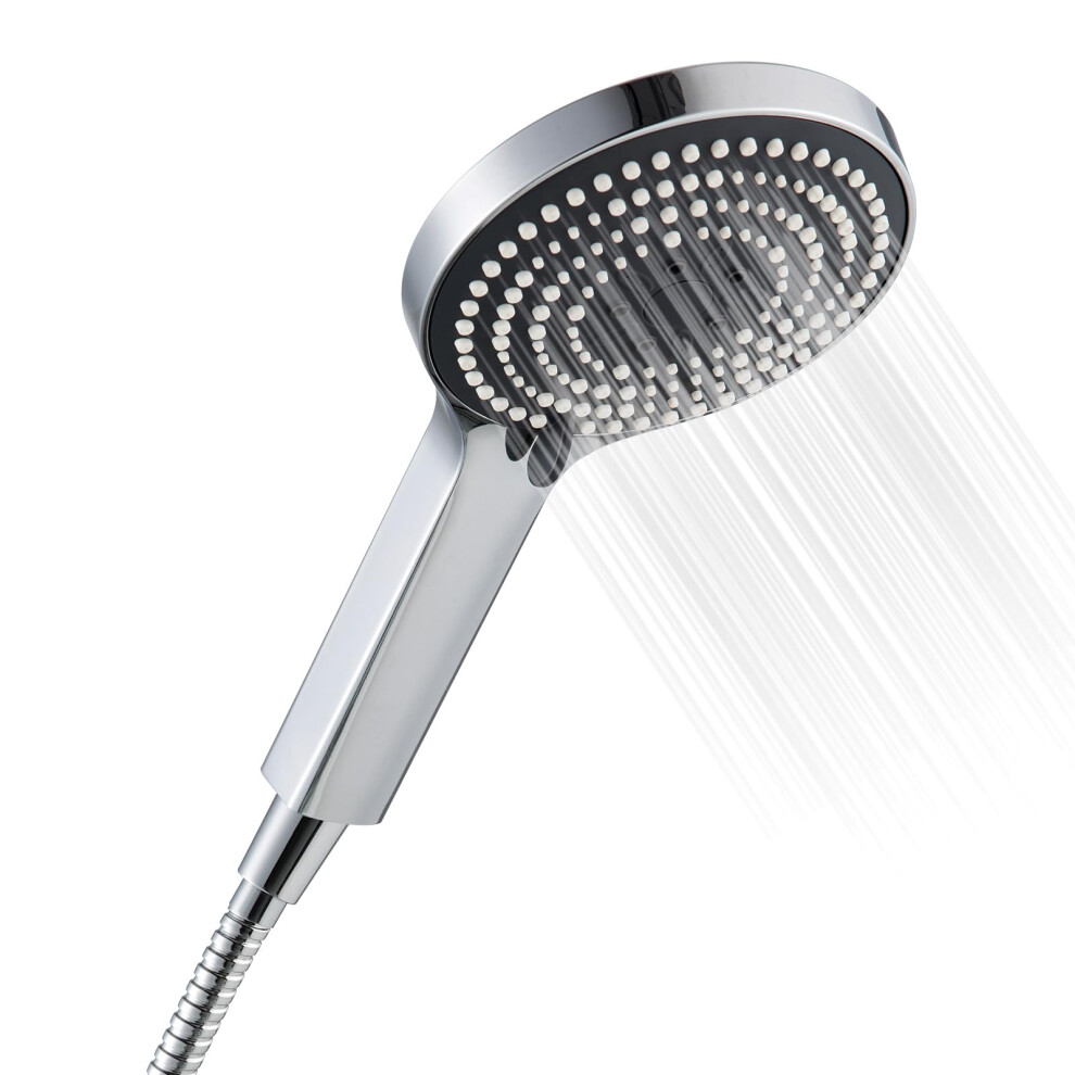 Offo Shower Head And Hose 1.5M, 6 Modes Handheld Shower Head Large Powerful Boosting Handheld Showerhead For Low Water Pressure Showerhead,Chrome 5051226623073