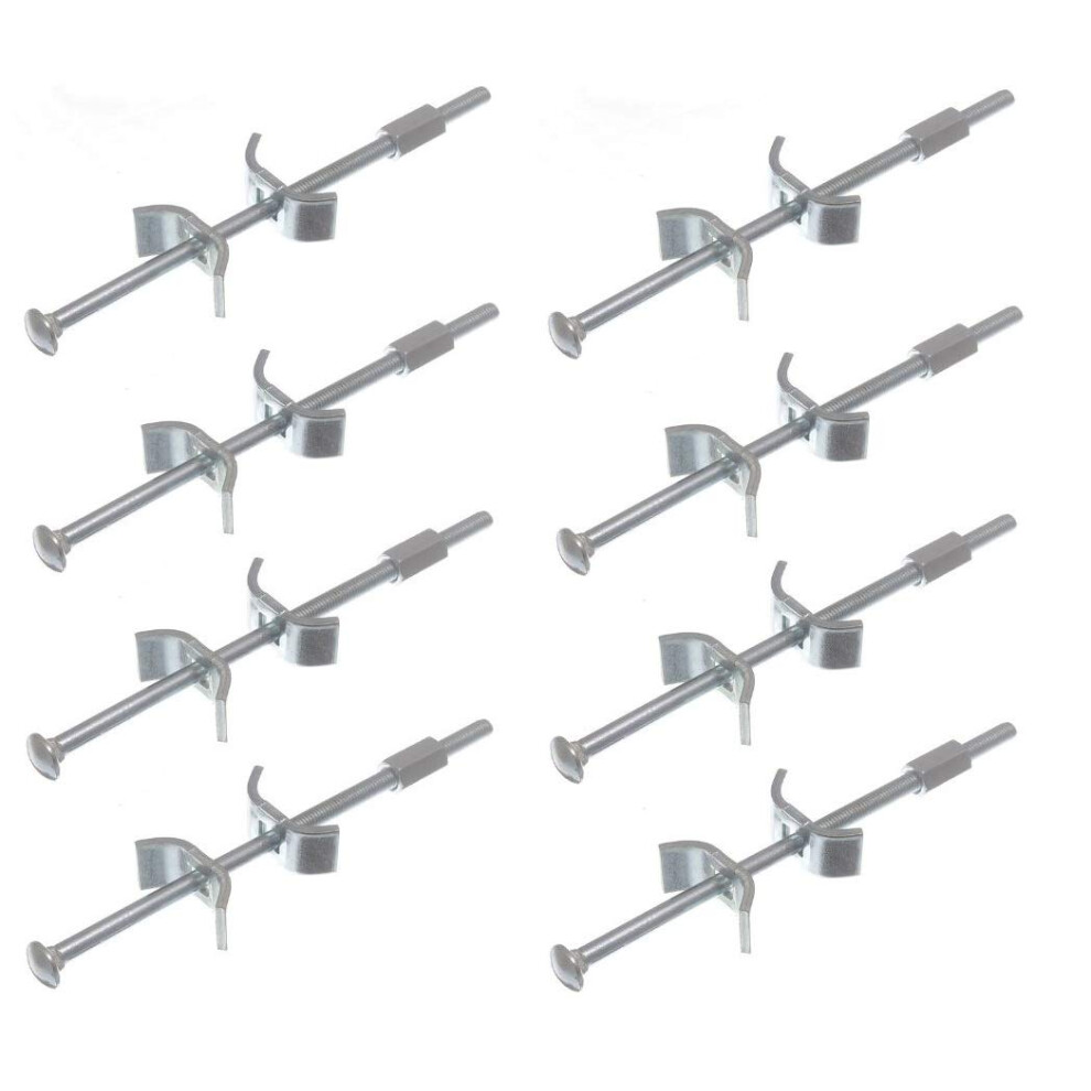 Terf 8 Pcs Heavy Duty Worktop Connector Bolts M6 X 150Mm Kitchen Furniture Connector Clamps Butterfly Bolt For Jointing Fixing And Clamping 5051226614408