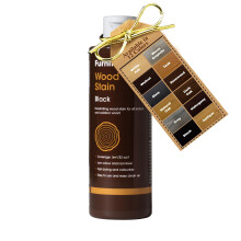 Furniture Clinic Wood Stain (Black) – Fast Drying, Highly Concentrated, and Easy-to-Apply Wood Stain for All Indoor & Outdoor Wood – Water Based &