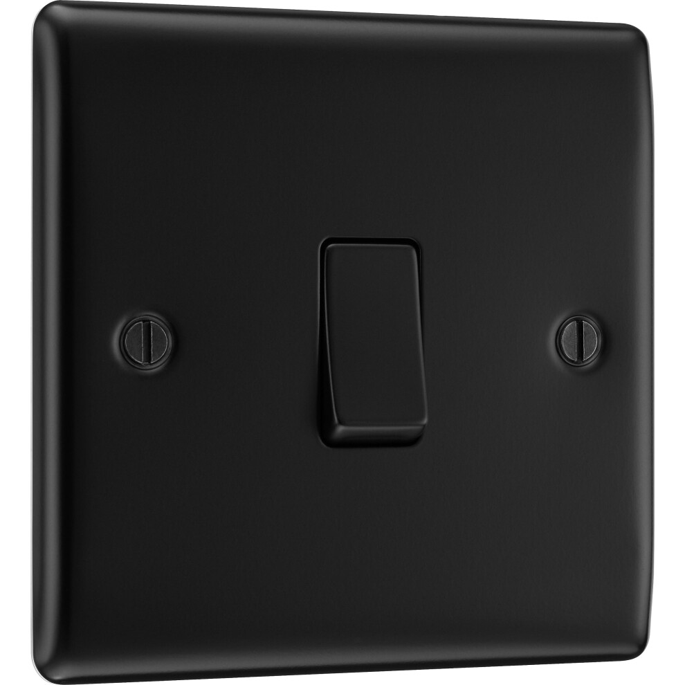Photos - Other Electrical Equipment BG Electrical Single Intermediate Wall Light Switch, Raised and Slim Profile, Ro