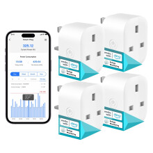 Meross MSS305 Mini Smart Plug with Energy Monitoring 4-Pack