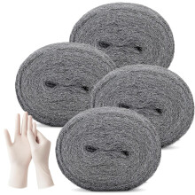 PICK FOR LIFE Wire Wool Mice 4 Pack Coarse Steel Wool Rats Hole Gap Blocker