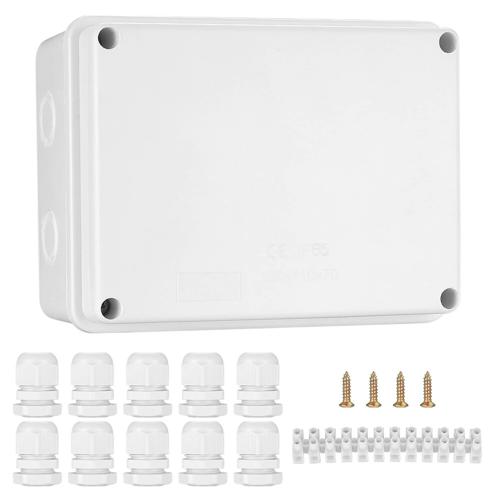 Ip65 Waterproof Junction Box, Outdoor Electrical Enclosure Box, Dustproof Electrical Project Boxes 5051226594403
