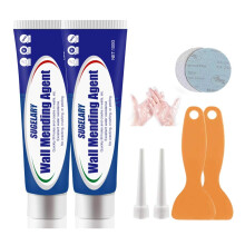 Wall Repair Cream, Waterproof Wall Mending Agent, Quick Drying Wall Repair Paste Kit, Effectively Repair Wall Scratches, Nail Holes, Cracks, Graffiti