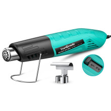 Yeegewin Heat Gun Dual Temp, Fast Heat Mini Hot Air Gun 249C-455C with 2-Temp Settings Overload Protection Reflector Nozzle