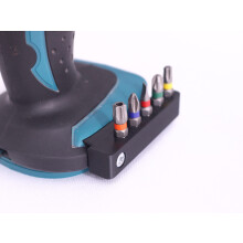 Decoralin Magnetic Bit Holder Compatible with Makita 18V Impact Driver and Drill - Holds up to 5 Bits (Right Side)