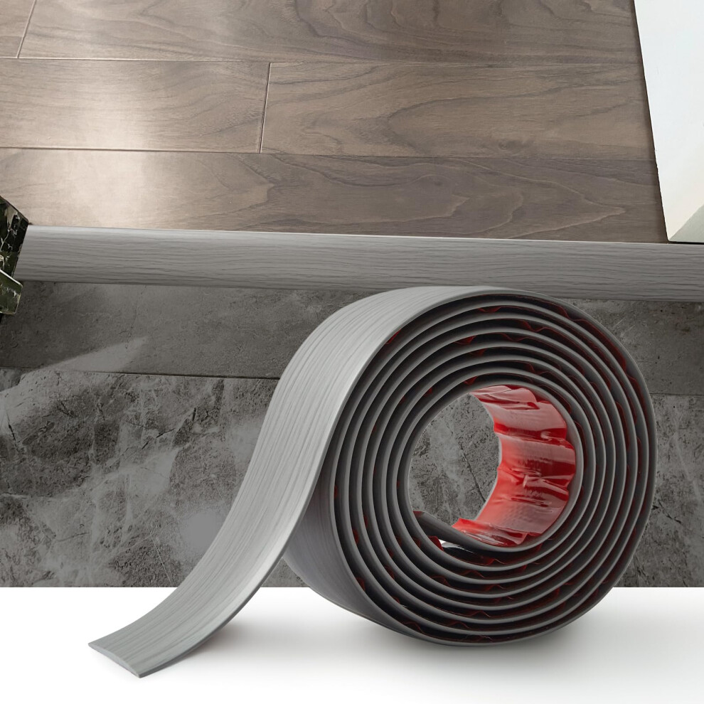 2M Pvc Floor Transition Strip Self Adhesive Pvc Door Cover Divider Joining Strip Profile Flat Laminate Flooring Edge Trim Door Bar 5051226613333