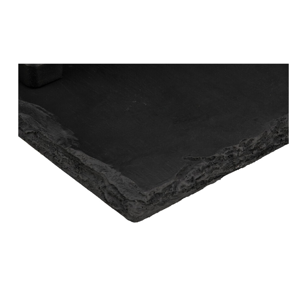 Dimplex Hearth Pad, Slate Effect Resin Hearth Mat, Slate Grey Accessory For Electric Flame Effect Stoves And Electric Freestanding Fires, Size